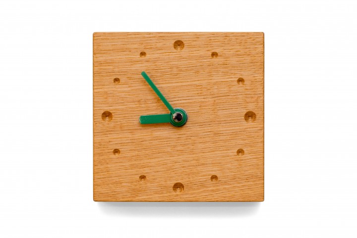 quadratische Wanduhr Eiche quadratische Wanduhr Eiche