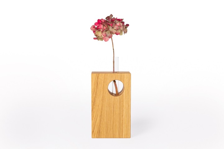 Blumenvase Eiche Blumenvase Eiche