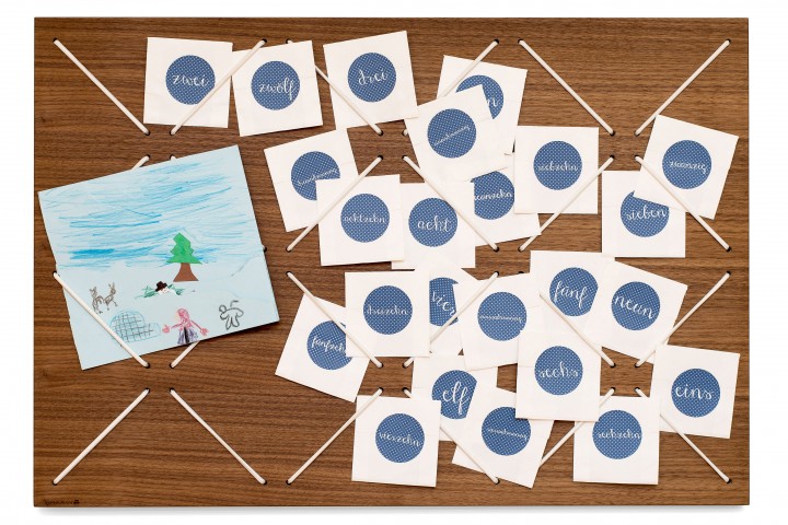 Adventskalender Schnüre Nussbaum Adventskalender Schnüre Nussbaum