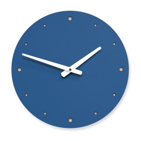 Wanduhr Blau
