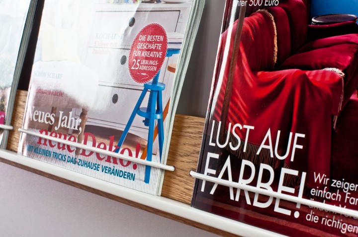 Zeitschriftenhalter Eiche, lang Zeitschriftenhalter Eiche, lang