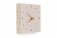 quadratische helle Wanduhr