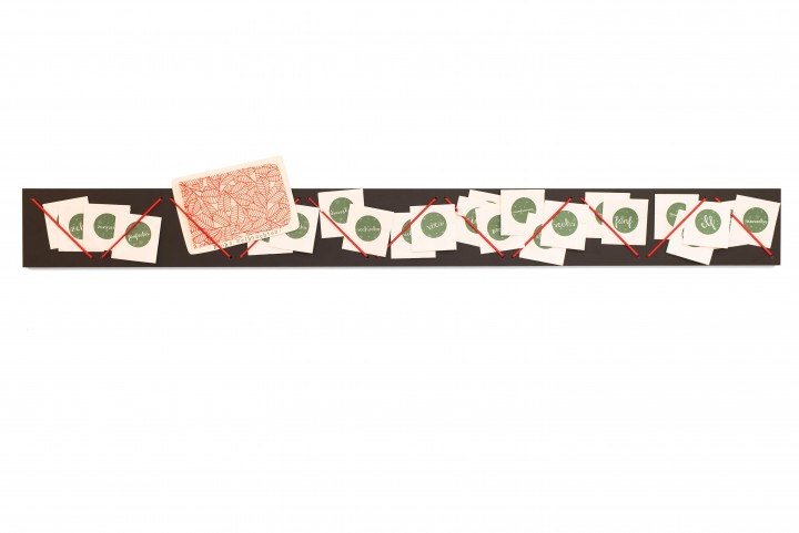 Adventskalender Schnüre Schwarz, klein Adventskalender Schnüre Schwarz, klein
