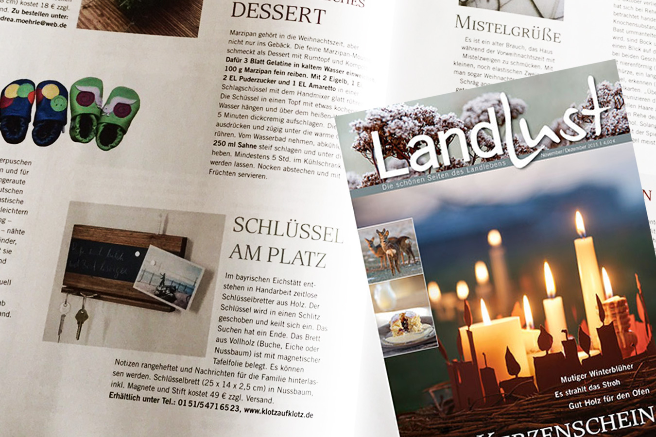 Landlust Magazin | klotzaufklotz - Exzellente Holzprodukte