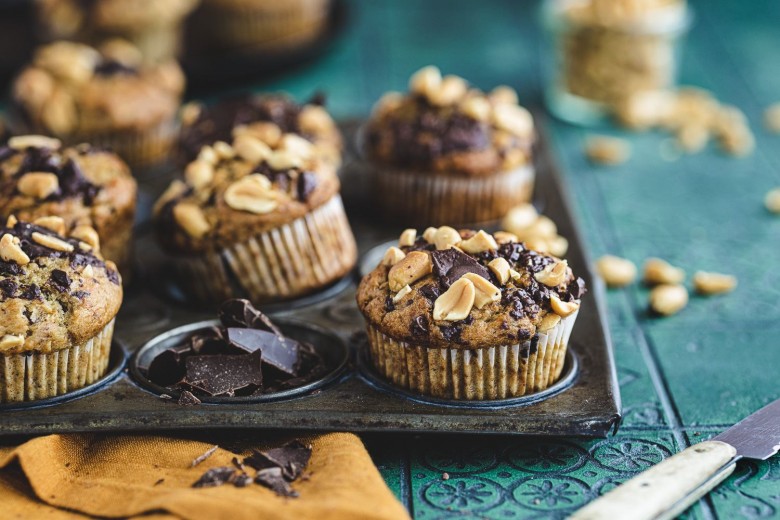 Madame-Dessert-Erdnuss-Bananenmuffins-mit-Schoko-8424