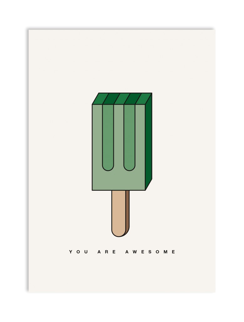 hochwertige Grußkarte